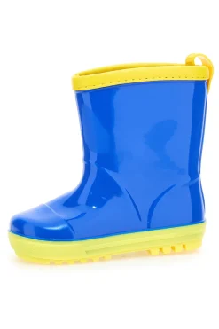 2T2L Stivali da Pioggia 06 Blu e Gialli