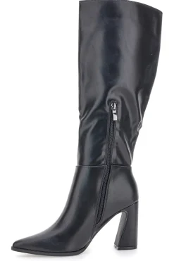 LE HAVRE PARIS Stivali neri con tacco svasato 802 SCHWARZ Discount