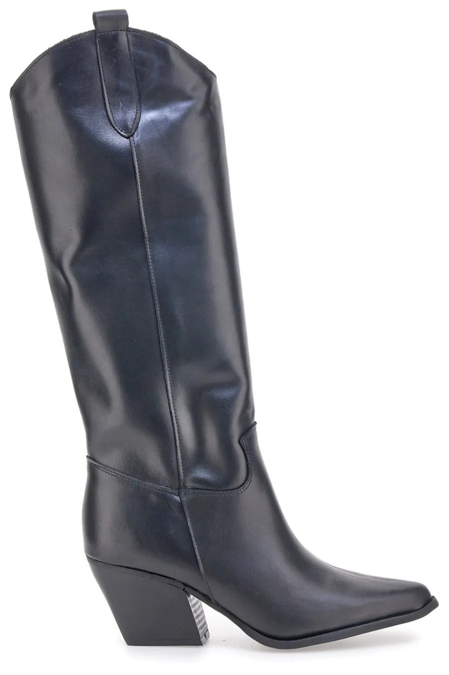 PITTARELLO LOVE Stivali neri in vera pelle stile texano TEX902 NERO New