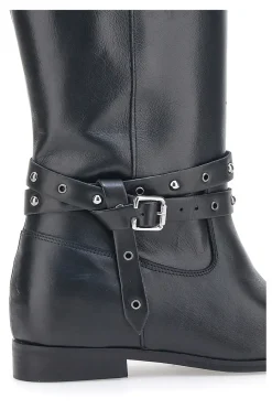 PITTARELLO LOOK Stivali 89310 Neri Vera Pelle Discount