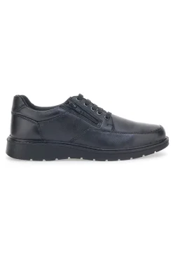 Uomo LONGFORD Stringate in Vera Pelle 2996 Nere
