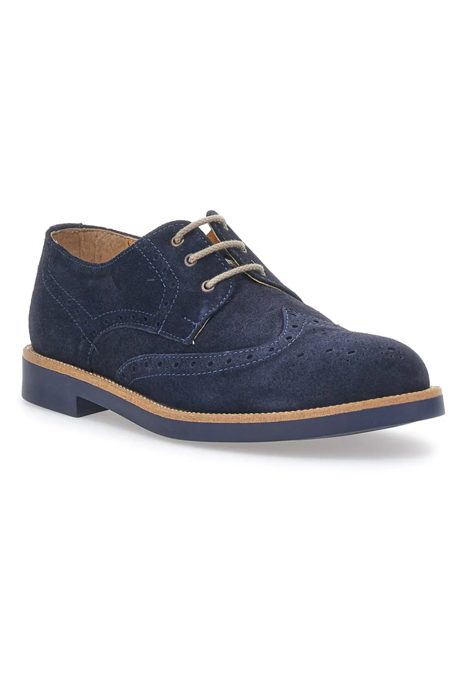 Uomo PITTARELLO Stringate in Vera Pelle 52031 Blu