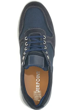 Uomo JERPOINT Stringate Navy con Tomaia in Pelle e Mesh 99
