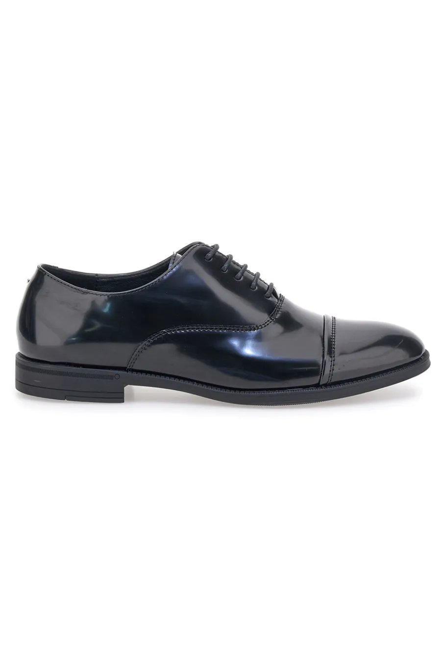 Uomo CLAREMORRIS Stringate nere lucide 1681584