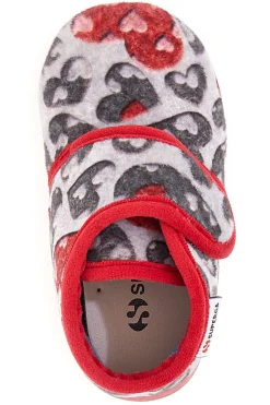 SUPERGA Hausschuhe 07845 Herzstruktur