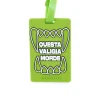 PITTARELLO Tag per Valigia Verde "Questa Valigia Morde" NAMETAG 3