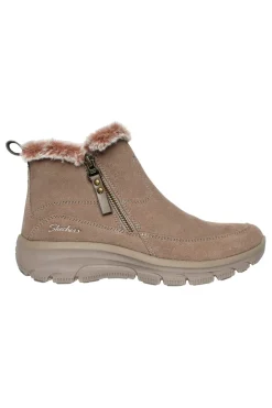 Donna SKECHERS farbene Stiefeletten mit Reißverschluss und Memory Foam Easy Going Cool Zip