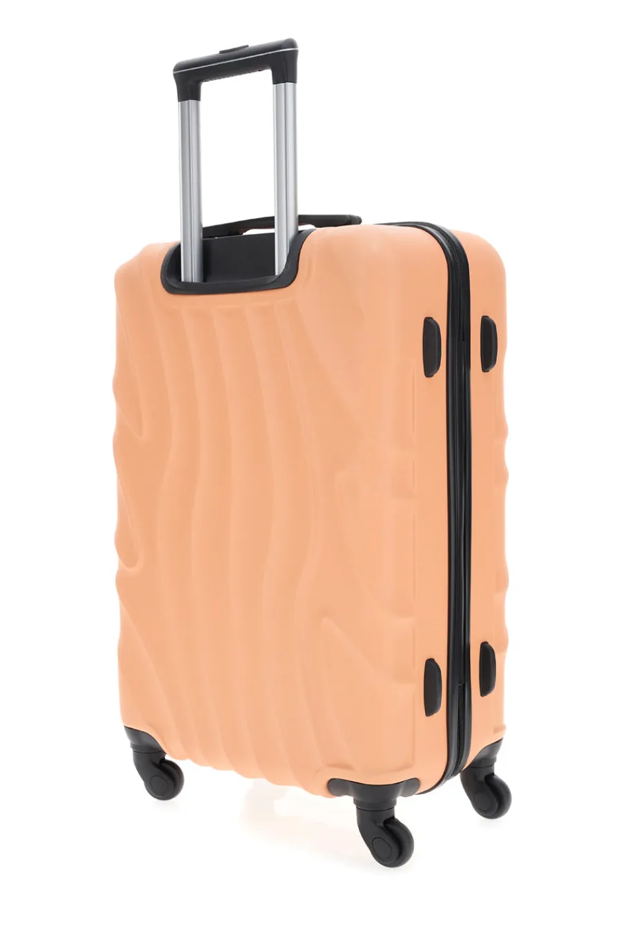 PRIMA RIGA Trolley medio arancione rigido con ruote multidirezionali PR158/M