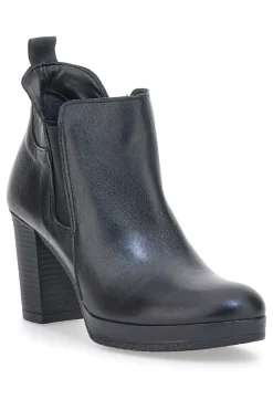 PITTARELLO GLAM Tronchetti con Tacco Neri 302 SCHWARZ Online