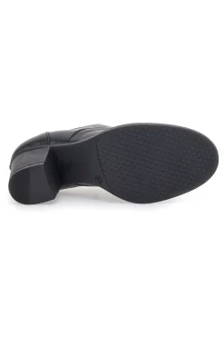 PITTARELLO ELITE Tronchetto nero in vera pelle Made in Italy 108 SCHWARZ Hot