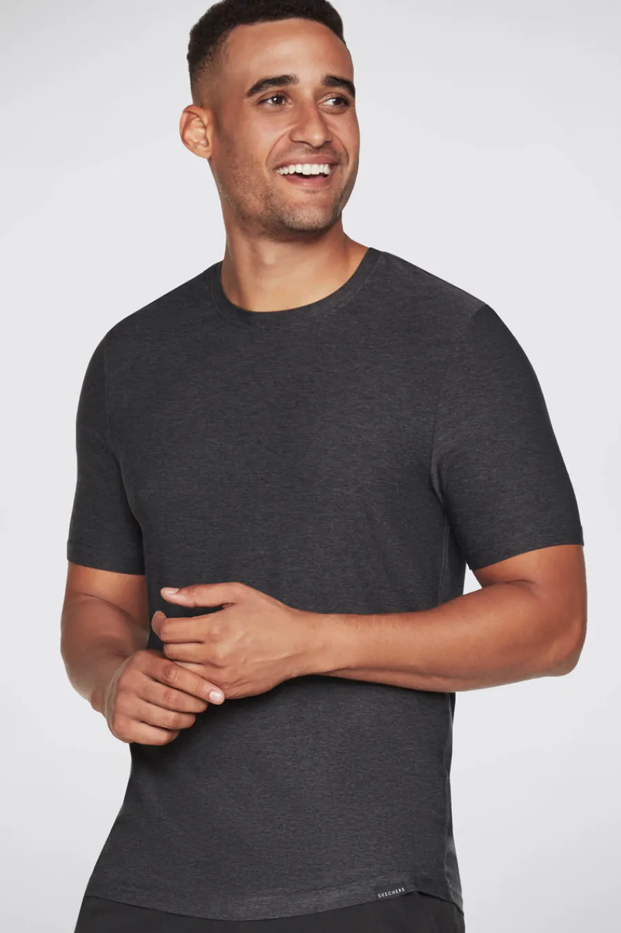Uomo SKECHERS T-hirt Antracite Godri A Day Tee