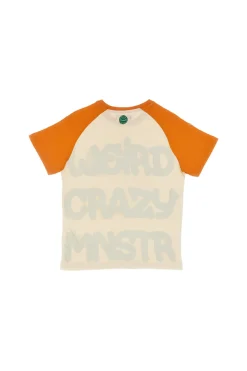 PITT KIDS T-Shirt Beige e Arancione PT-K-T-703