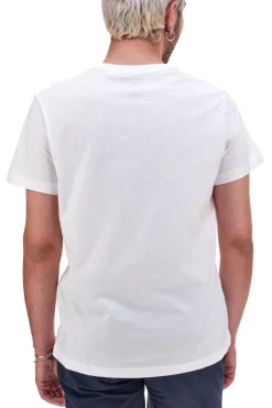 Uomo NO LIMITS T-Shirt Bianca con Stapa 049S24