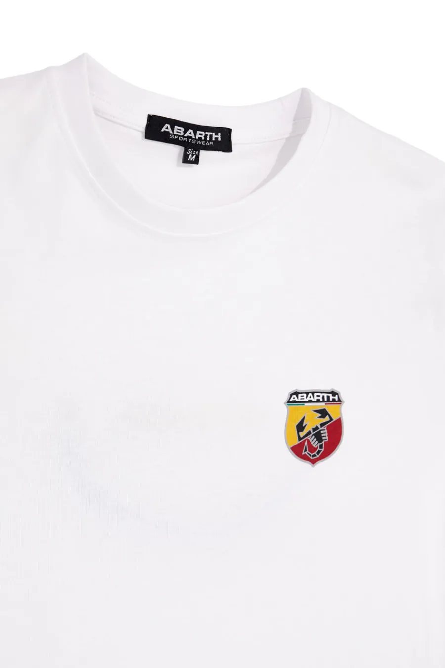 Uomo ABARTH T-shirt bianca in cotone ade in Itay 01