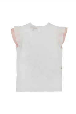 PITT KIDS T-shirt con Volant Bianchi 0503