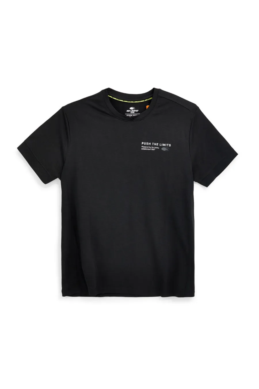 Uomo NO LIMITS T-shirt nera a aniche corte con stapa frontae ATS026S26
