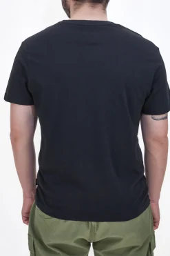 Uomo NO LIMITS T-Shirt Nera Con Stapa su Petto ATS002S25