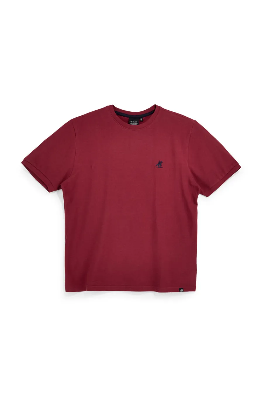 Uomo U.S. GRAND POLO T-shirt rossa con ogo ricaato USSS629