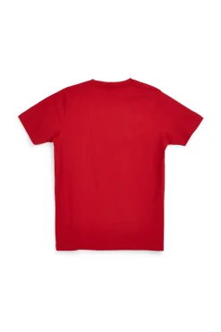 Uomo ABARTH T-shirt rossa con stapa frontae AH003TE