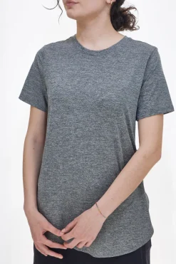 Donna SKECHERS T-hirt Godri wift Tunic Tee Grigia