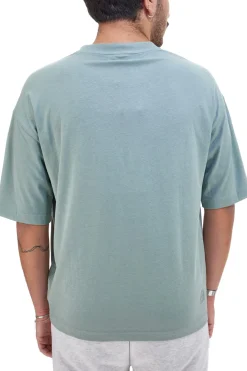 Uomo BOARDMAN T-hirt verde con tapa frontae in riievo 1007