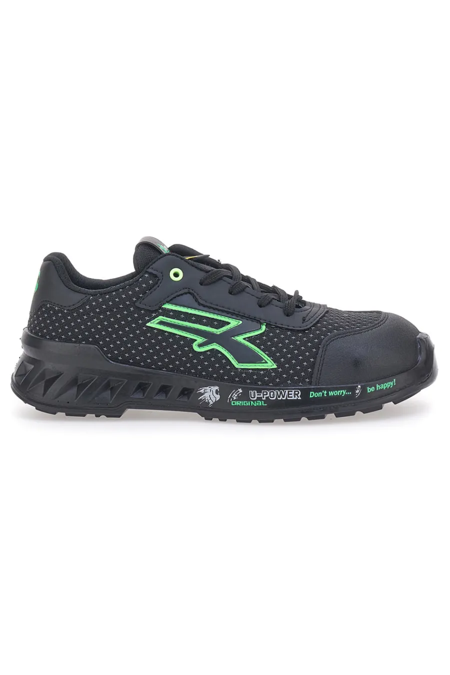 Uomo U.POWER Steve ESD S3S CI FO SR Low Leichte schwarze Sicherheitsschuhe