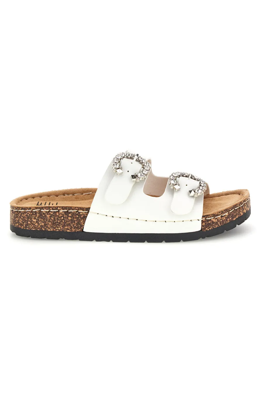 ME u0026 ME e Hausschuhe mit doppeltem Riemen und schmuckvollen Schnallen Me & me H3Y861141 WEIß Discount