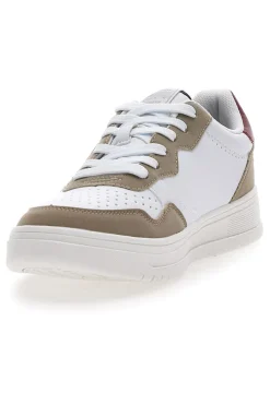 Uomo COTTON BELT Weiße Sneakers Baumwollgürtel Austria Multi