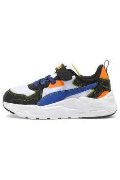 PUMA Weiße Sneakers mit blauen und orangefarbenen Details TRINITY LITE STARBLITZ AC+PS