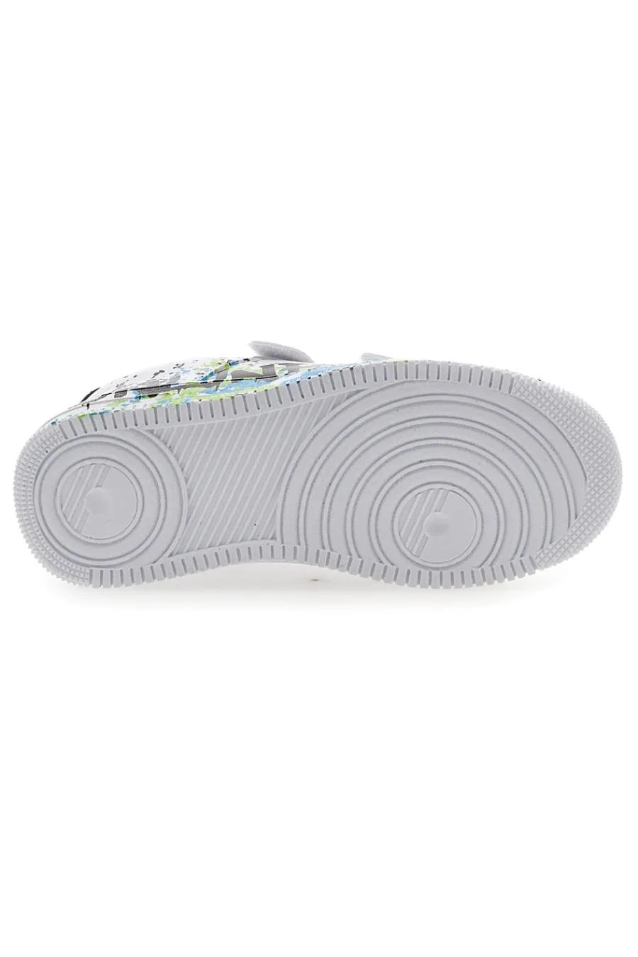 PITT KIDS Weiße Sneakers mit Klettverschluss und perforiertem Obermaterial K191562