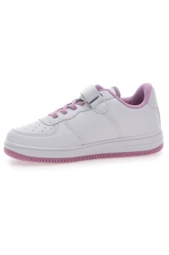 PITT KIDS Weiße Sneakers mit rosa bunten Designs K191562