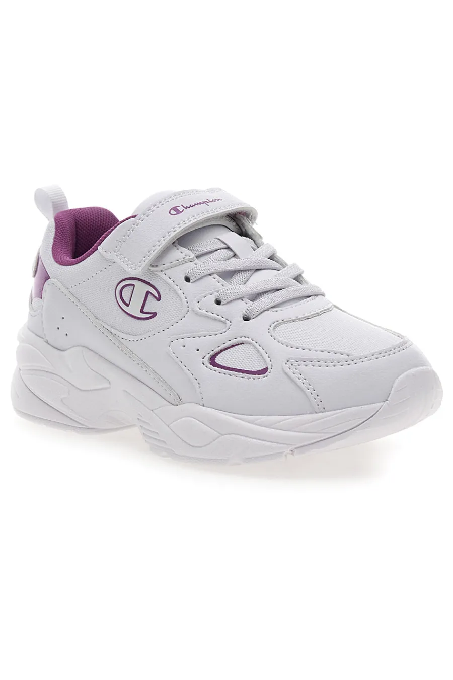 CHAMPION e und fuchsiafarbene Sneakers mit Klettverschluss und elastischen Schnürsenkeln COUNTESS G PS