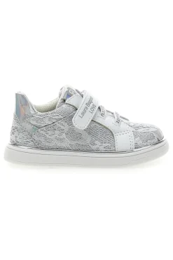 LAURA BIAGIOTTI e und silberne Sneakers mit Klettverschluss AG17132