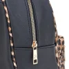 Donna BASILE Zaino animalier con dettagli neri BA1271N-MAC