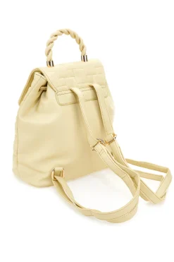 Donna LANCETTI Zaino Beige Con dettagli Dorati 24S-105-2