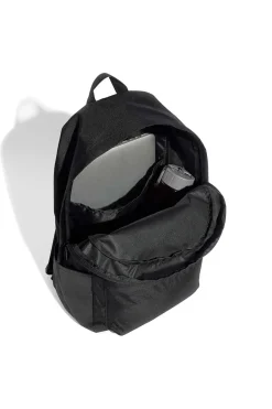 Donna ADIDAS Zaino nero con logo oro e tasca porta laptop IS7048