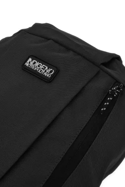 INDIGENO METROPOLITANO Zaino nero con tasche zip PITTBAC001-B