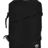 INDIGENO METROPOLITANO Zaino nero da viaggio con spallacci imbottiti Indigeno PITTBAC002-A