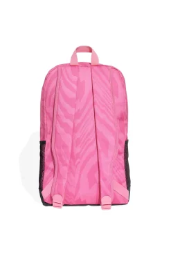 Donna ADIDAS Zaino rosa con stampa animalier e logo verticale LIN G BPK W
