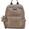 Donna NAJ OLEARI Zaino taupe con charm orsetto e spallacci regolabili Naj-Oleari 61801/BOBA13
