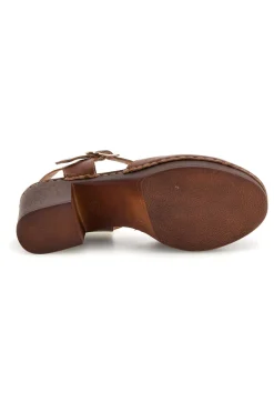 PITTARELLO Zoccoli chiusi Cuoio Con Tacco 1145971 COGNAC Hot