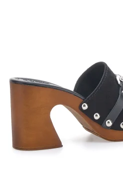 PITTARELLO LOVE Zoccoli Neri in Vera Pelle Made in Italy Pittarello 25495/M Online