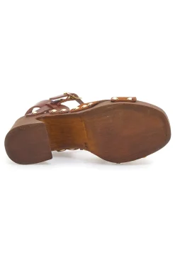 RIFLESSI MODA Zoccoli 53 Marroni Discount